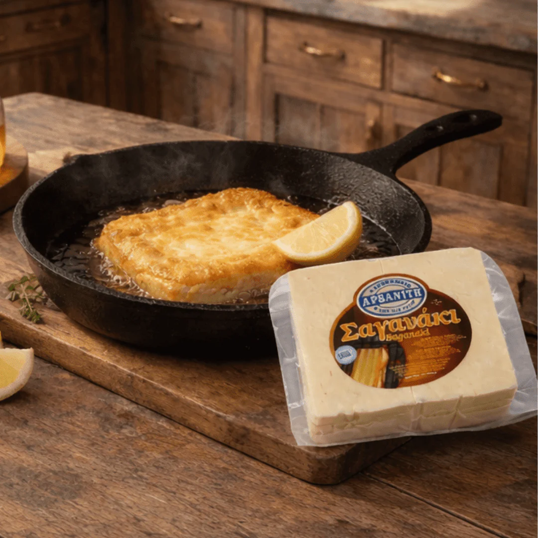 Ready-to-Fry Greek Saganaki – Crispy Cheese Slices, 6 × 100g (600g) - Image 3