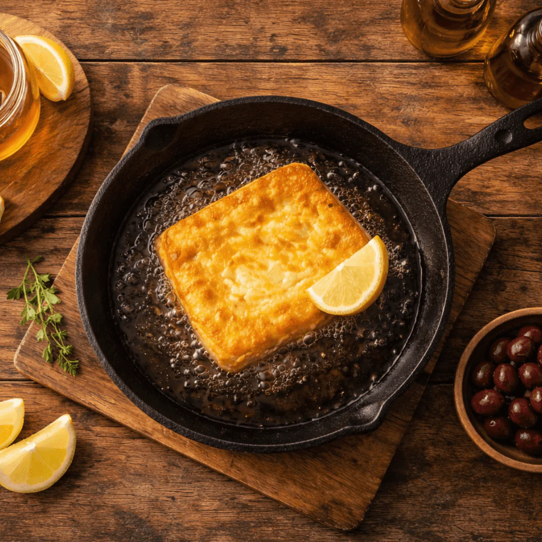 Ready-to-Fry Greek Saganaki – Crispy Cheese Slices, 6 × 100g (600g) - Image 5