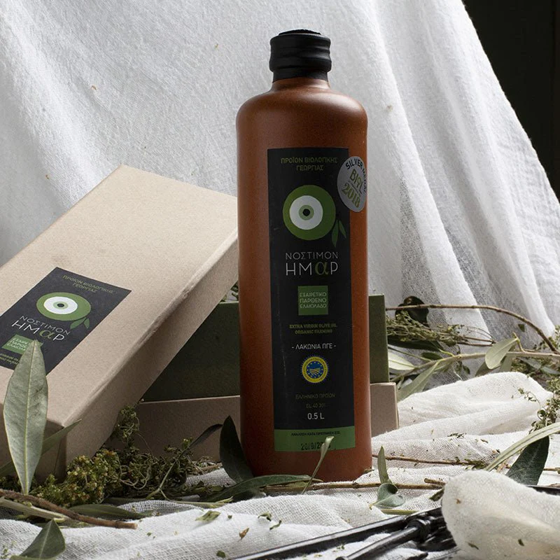 Organic Evoo Nostimon PGI Lakonia Ceramic - 500ml - Image 3