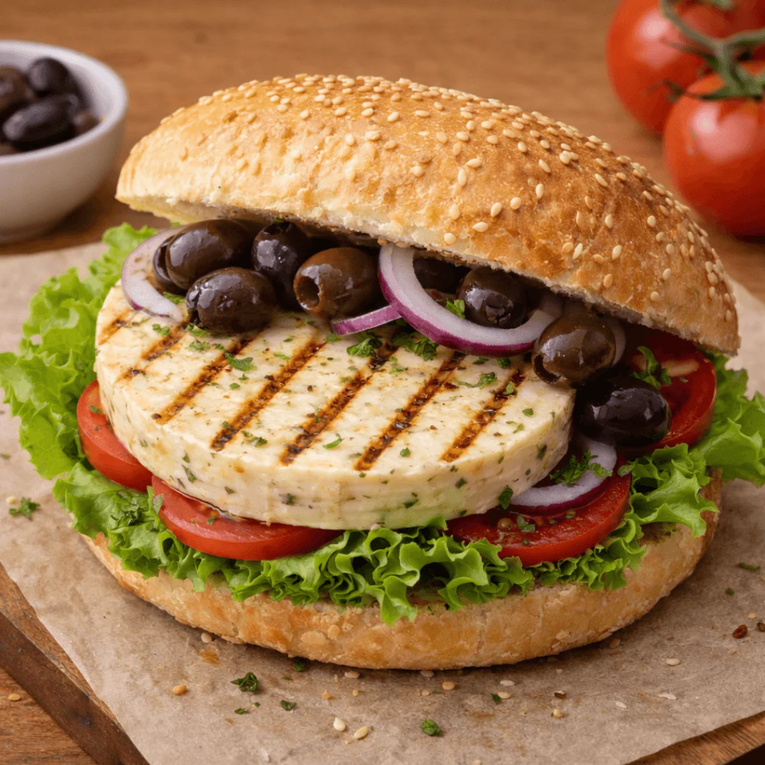 Authentic Greek Talagani Grilling Cheese – Hand-Cut Mint Infused (approx. 600g) - Image 3