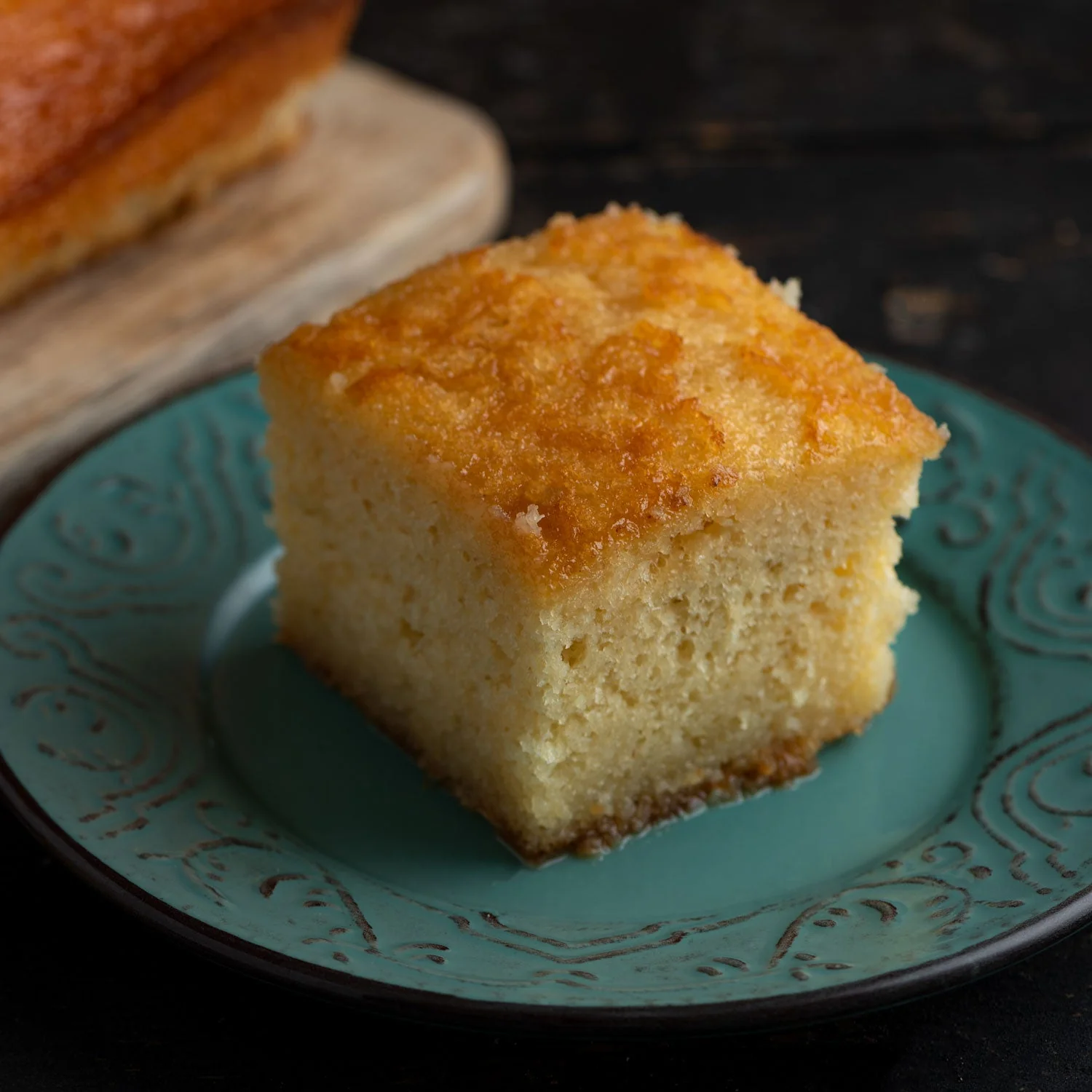Traditional Fresh Ravani – Lemon & Orange Semolina Cake (1kg) - Image 3