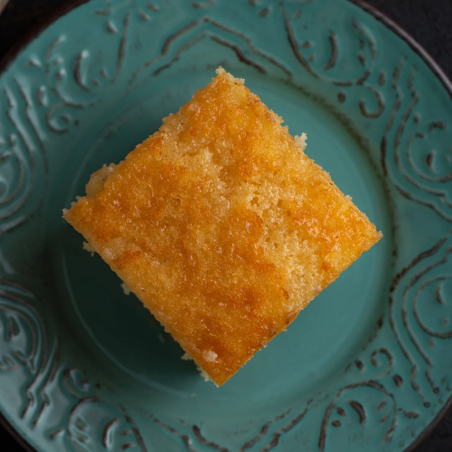 Traditional Fresh Ravani – Lemon & Orange Semolina Cake (1kg) - Image 4