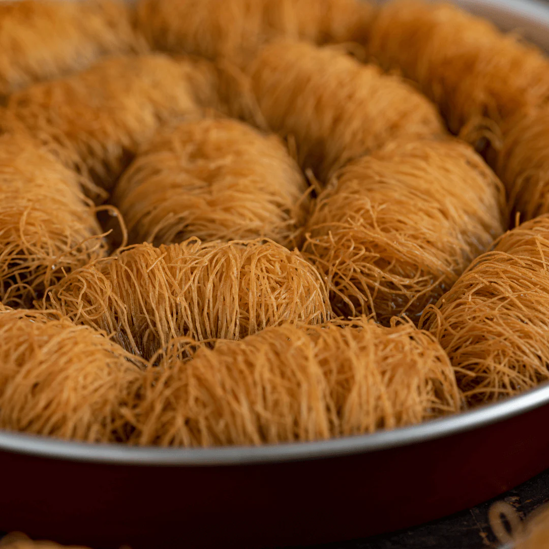 Traditional Greek Kataifaki Tray – 20 Syrupy Pastry Rolls (Approx. 800g) - Image 3